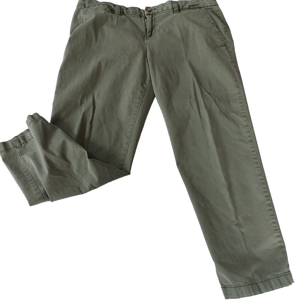 Faded Glory 16P pants Multi-pockets Stretch Chinos KhakiPetite Cotton/Spandex
